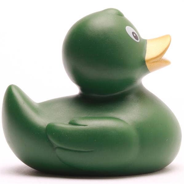 Dunkelgrüne Ente