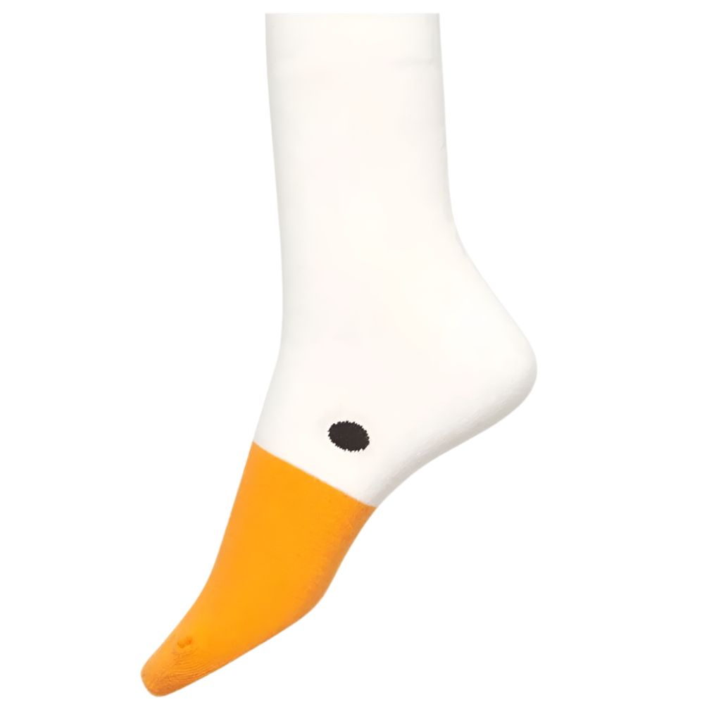 chaussettes-canard-blanc