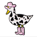 Cowgirl-Enten-Button