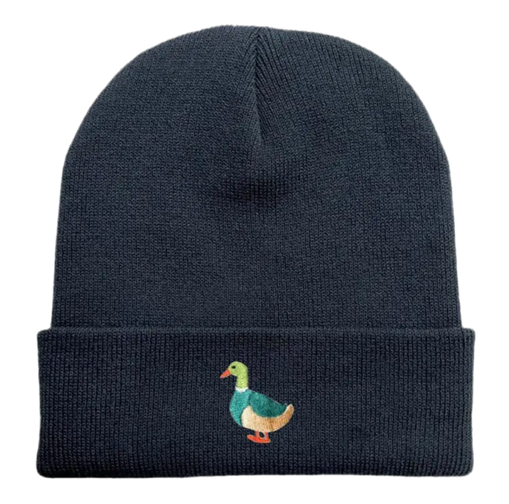 Bonnet Canard Colvert Brodé
