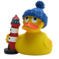 Leuchtturm-Ente