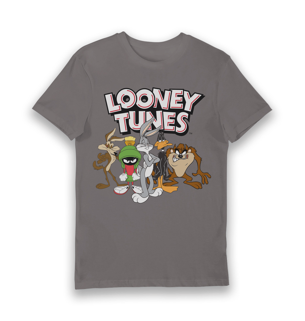 T-shirt Looney Tunes groupe avec logo