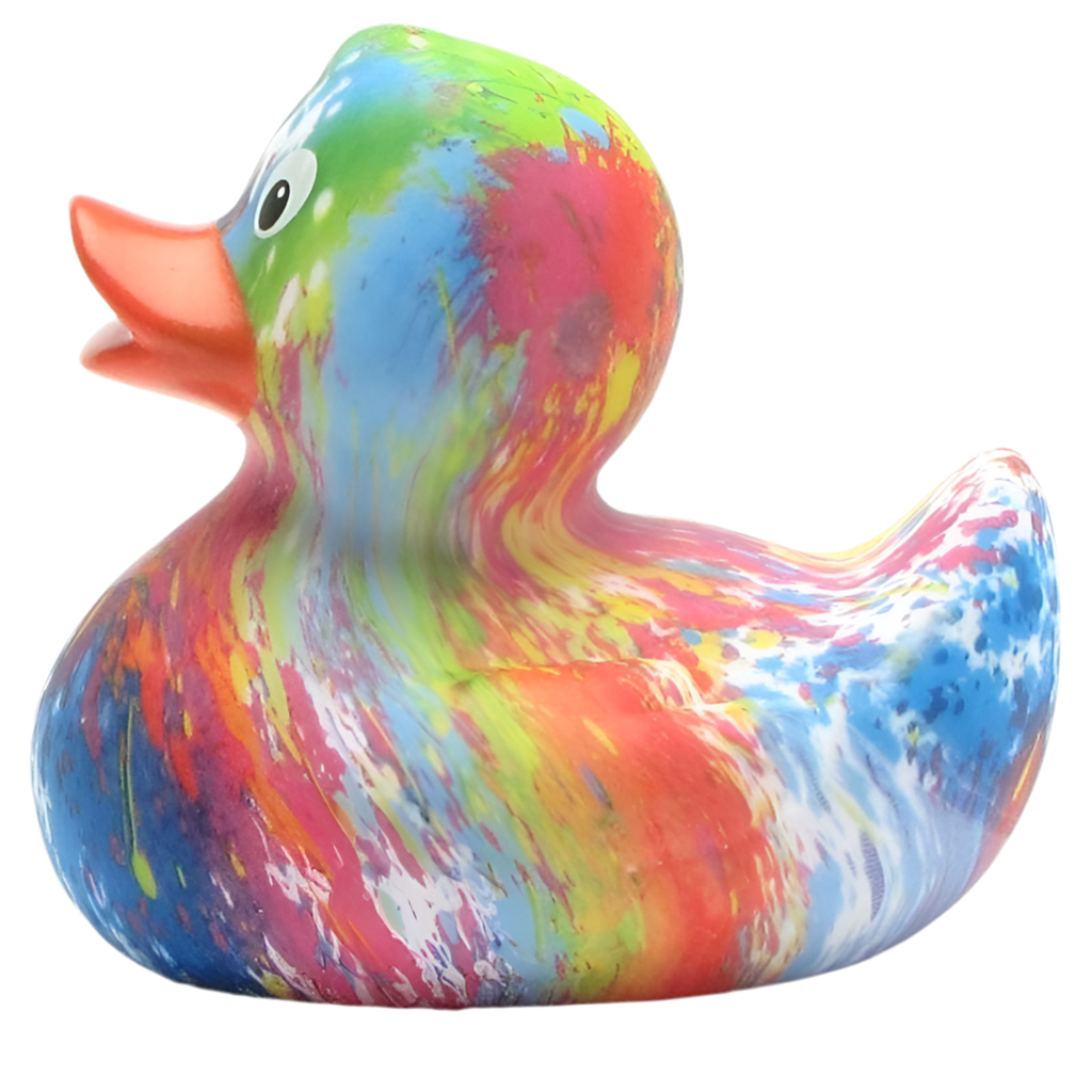 Klassisches Regenbogen-Entenspray