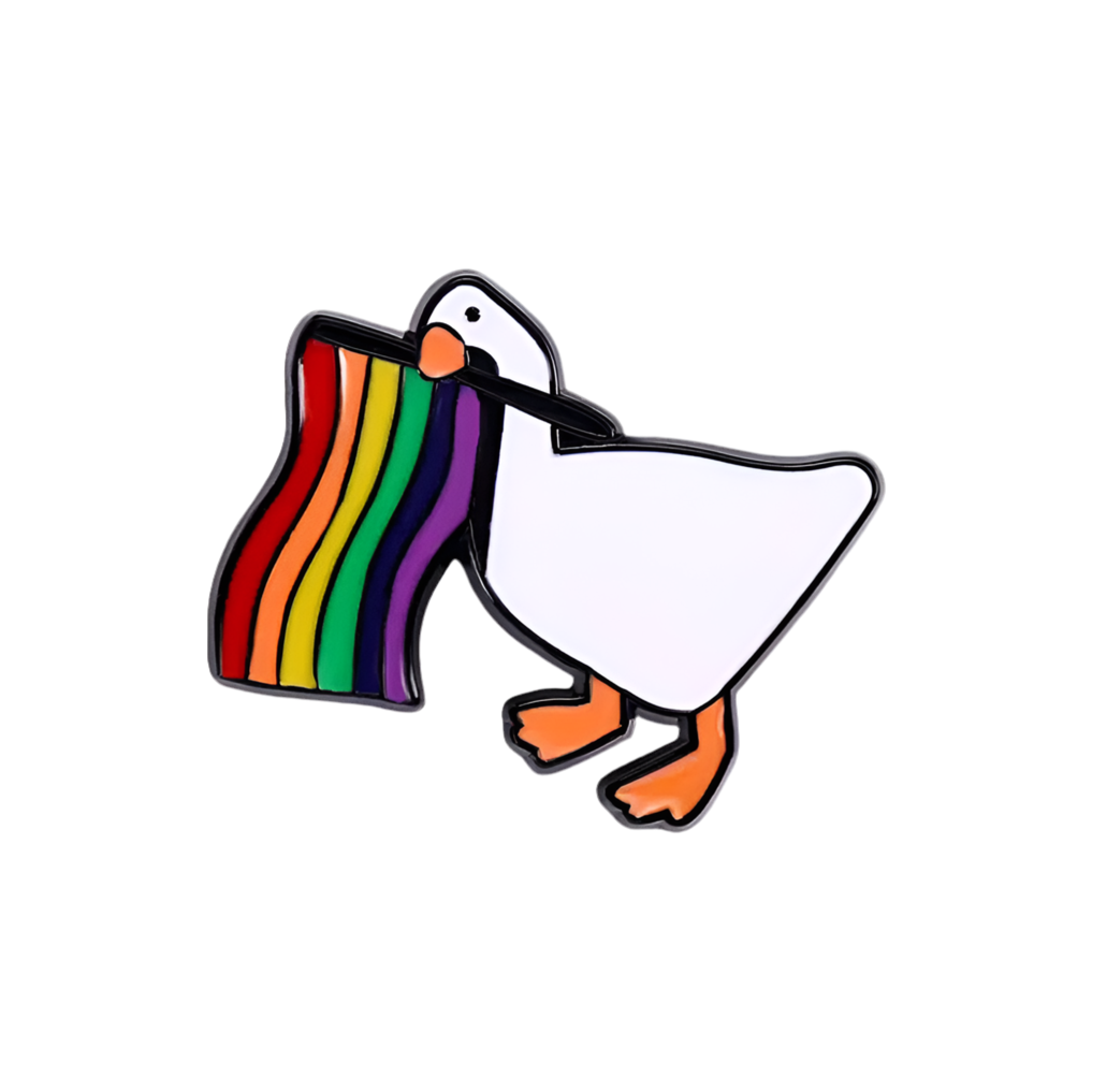 LGBT-Flaggen-Enten-Stifte