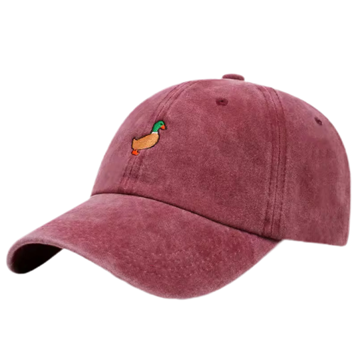 Embroidered Mallard Duck Cap