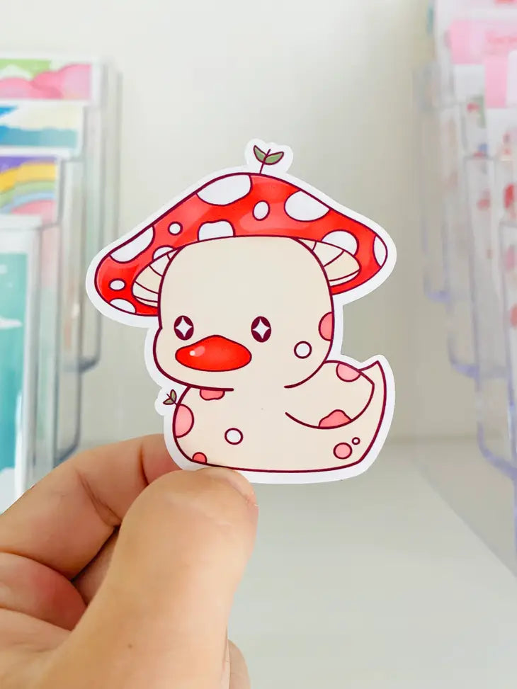 autocollant-canard-champignon-mushiesadventures