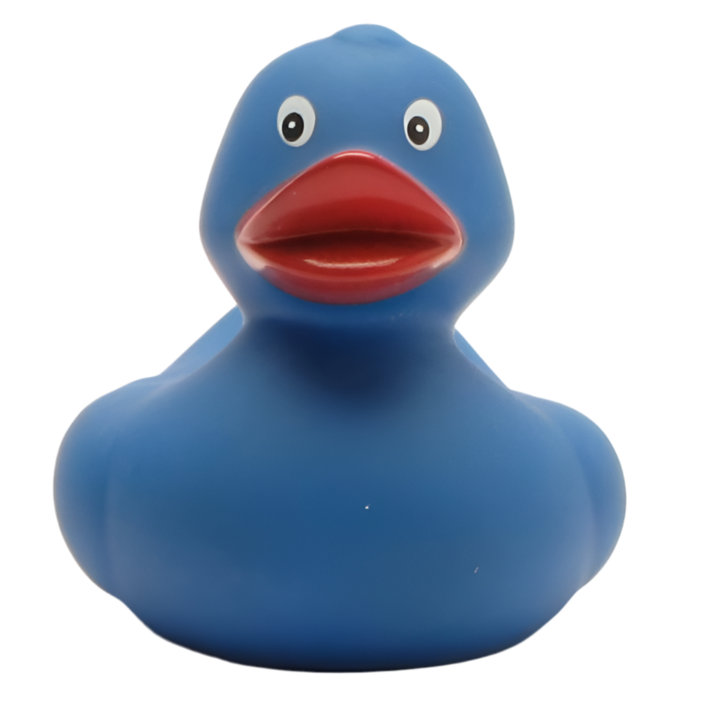 Blaue klassische Ente