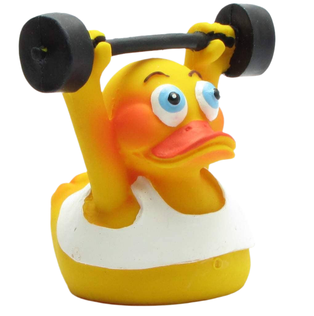 Gewichtheber-Ente