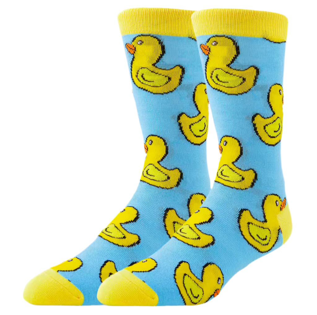Gelbe Entensocken