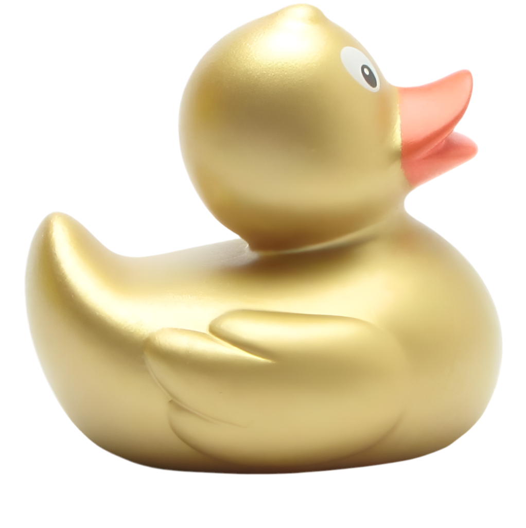 Petit Canard Classique Doré
