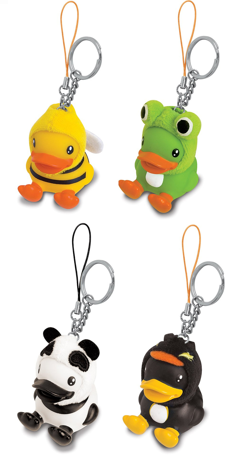 Duck and Panda Keychain