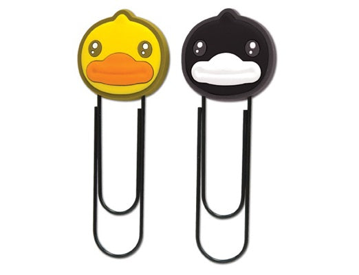 marque-page-canard-noir-et-jaune-b-duck