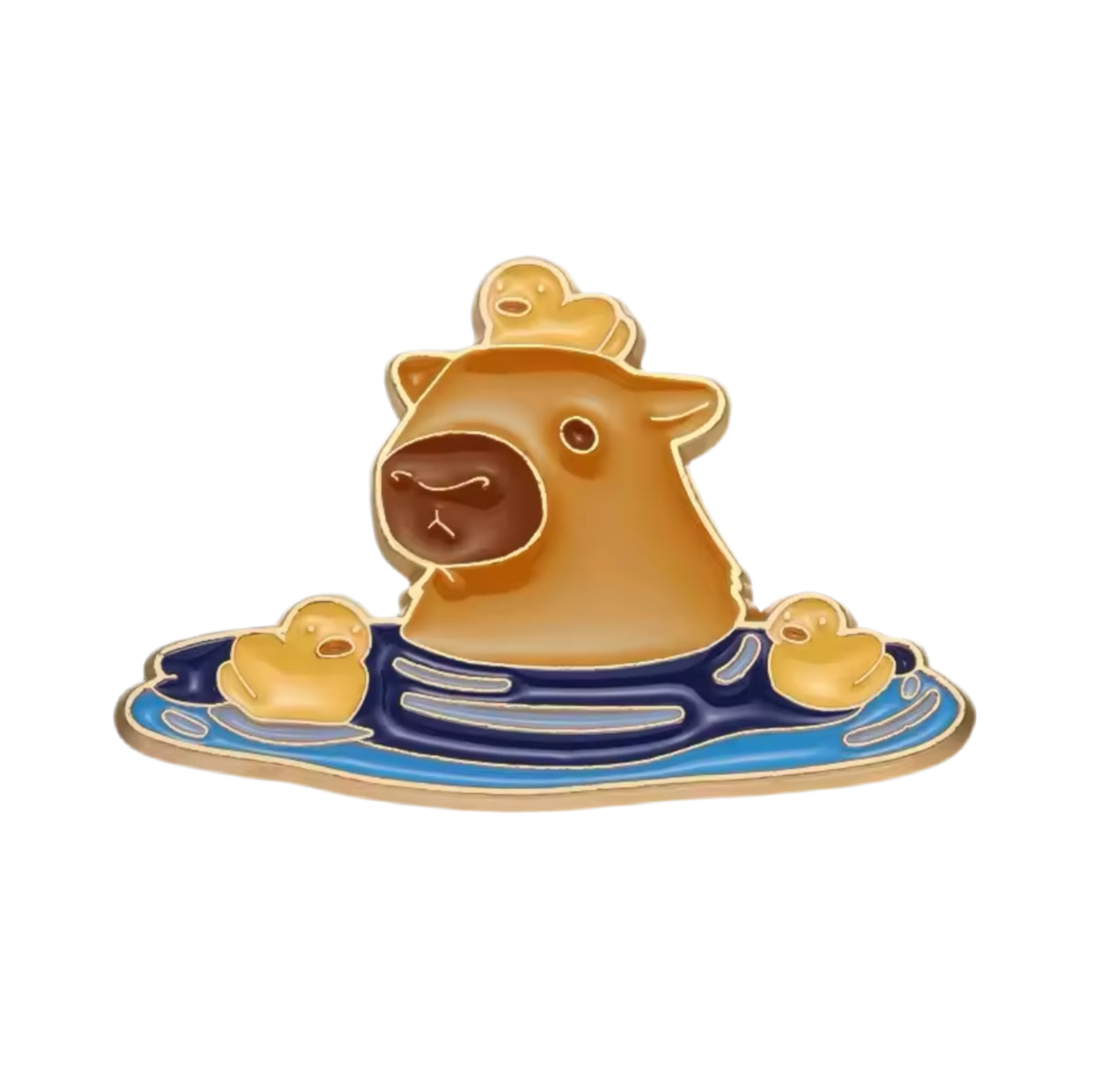 Pin Anstecker Capybara & Enten