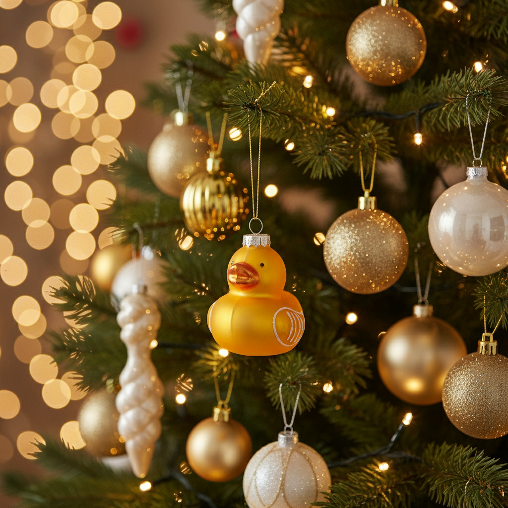 Ente Weihnachtskugel