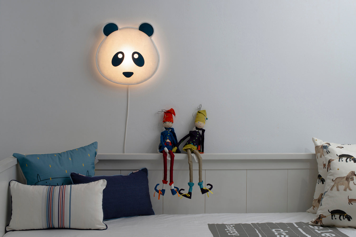 Applique Soft Light Masque Panda