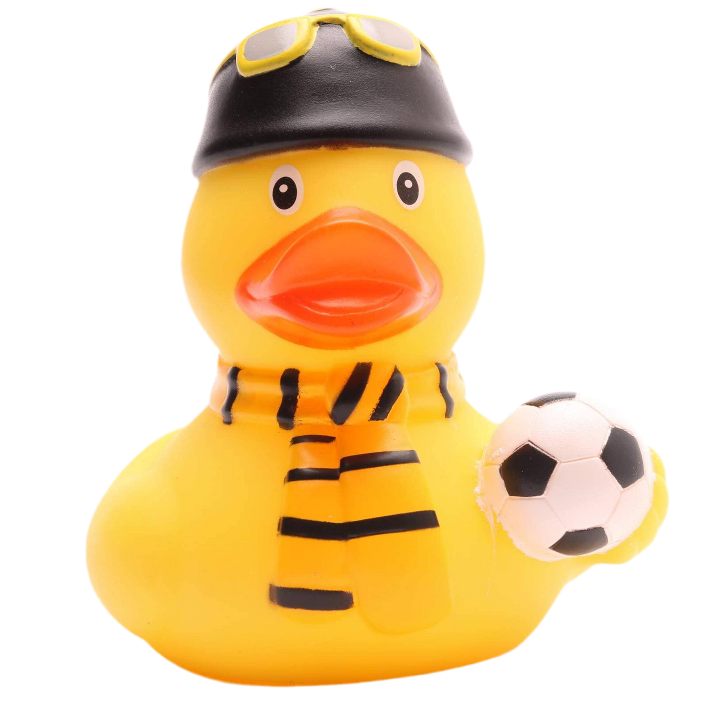 Canard Supporter de Foot Jaune et Noir