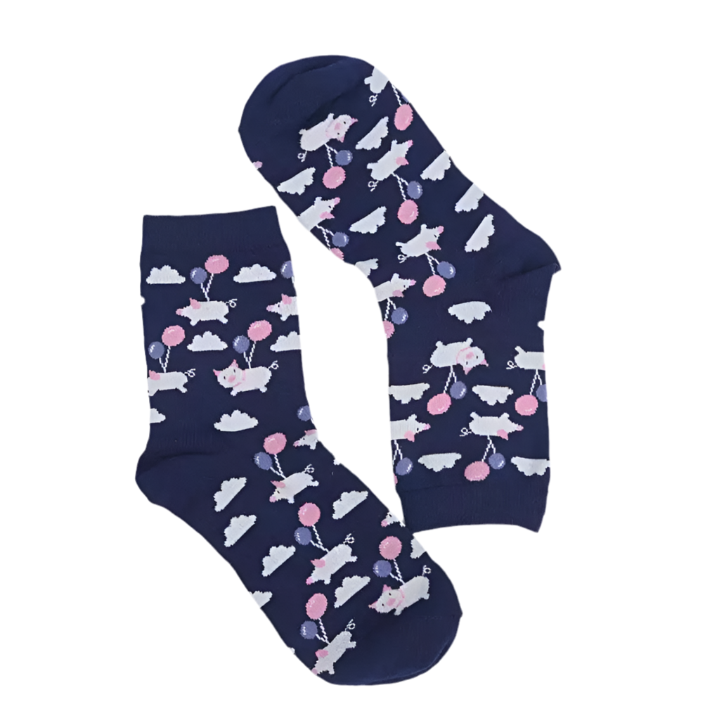Chaussettes Cochon Volant