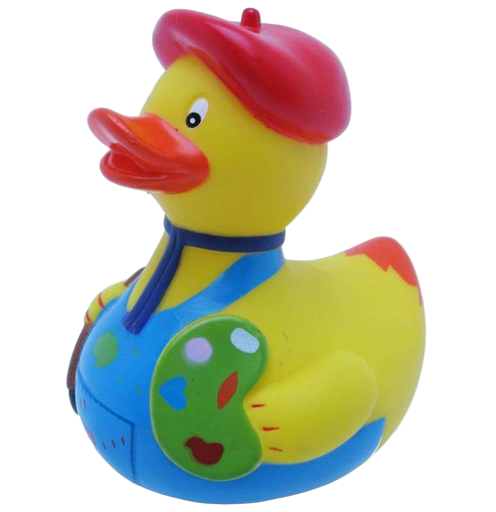 Ente-Künstler-Maler