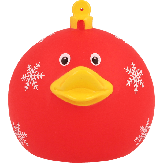 Rote Enten-Weihnachtskugel