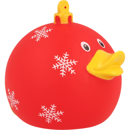 Rote Enten-Weihnachtskugel