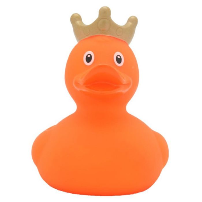 Ente orangefarbene Krone