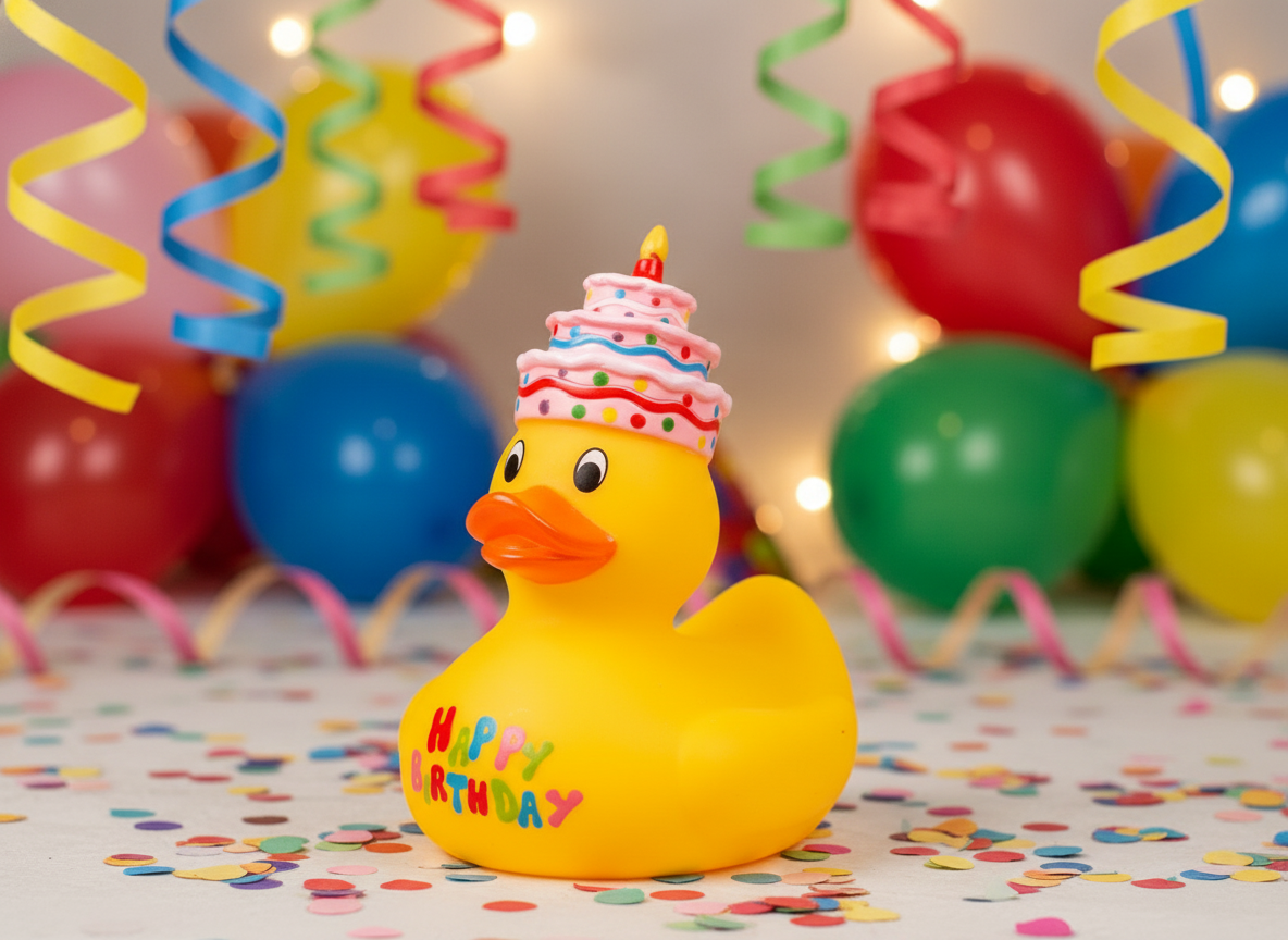 Geburtstag gelbe Ente