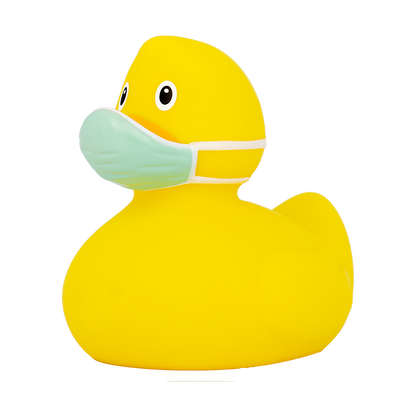 Canard Masque Chirurgical Jaune