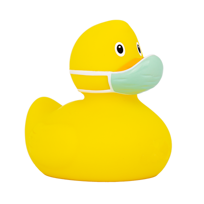 Canard Masque Chirurgical Jaune