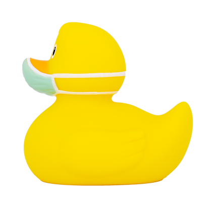 Canard Masque Chirurgical Jaune