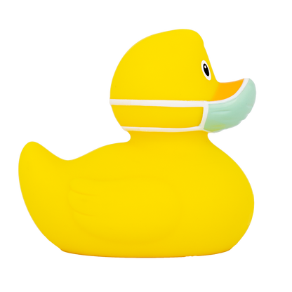 Canard Masque Chirurgical Jaune