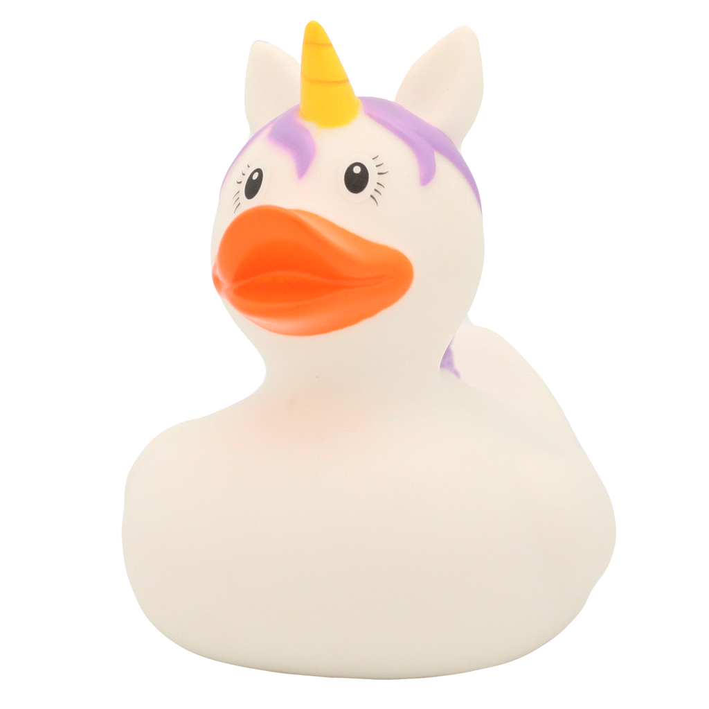 Weiße Einhorn-Ente