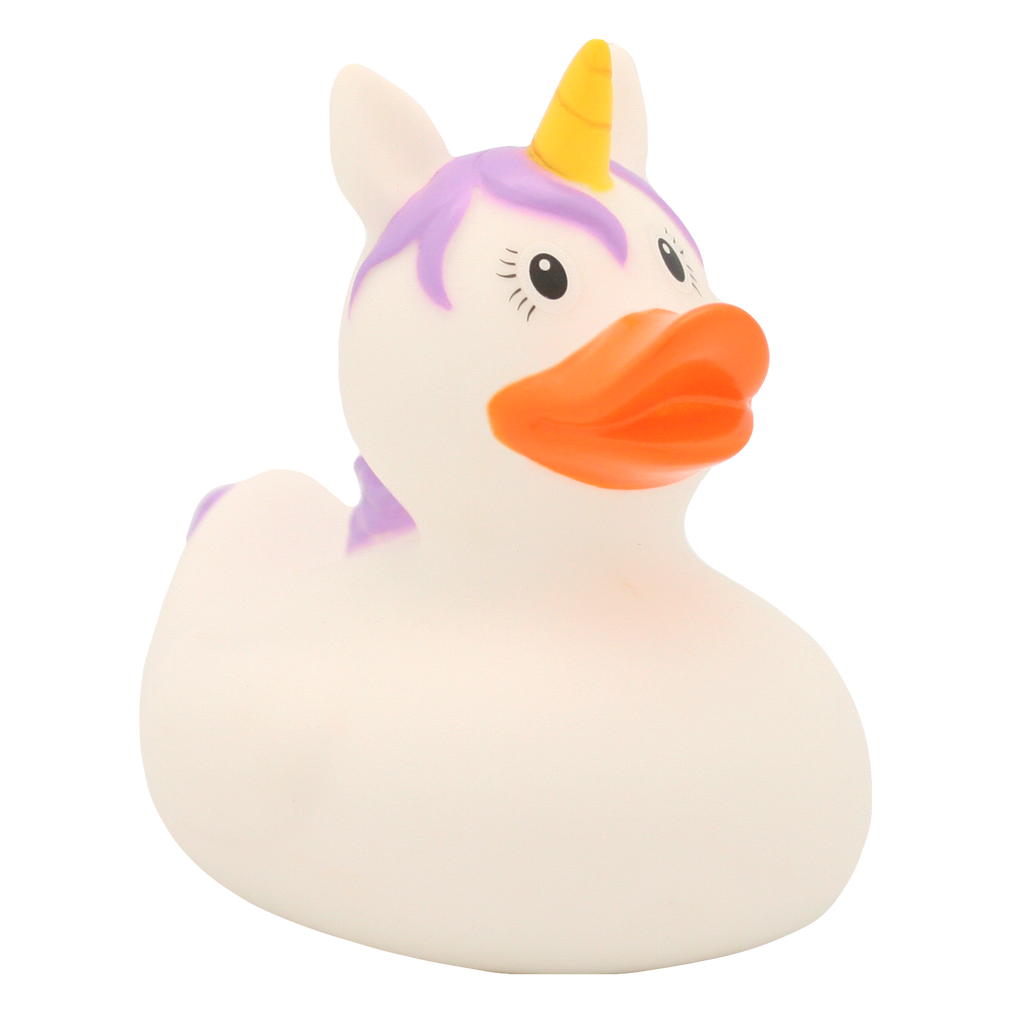 Weiße Einhorn-Ente