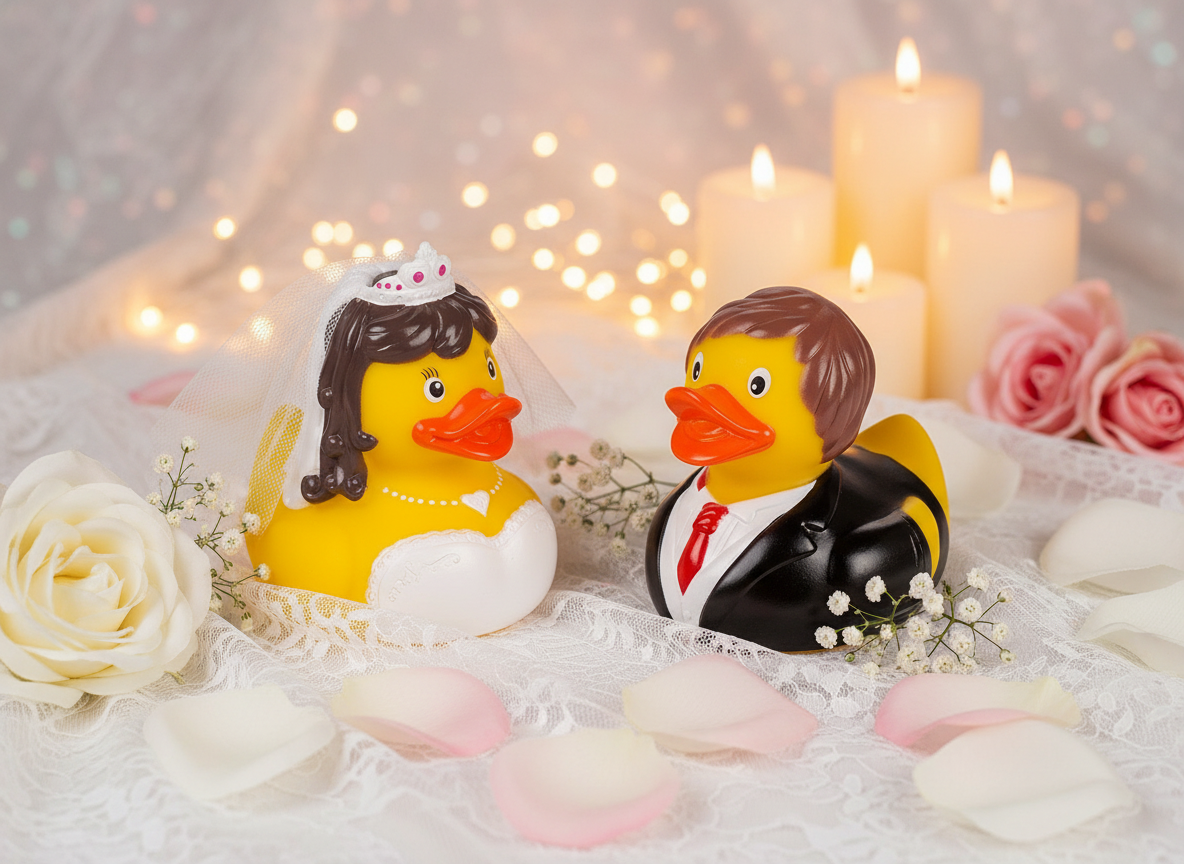 Hochzeitspaar Ente
