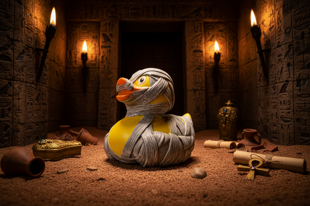Duck mummy
