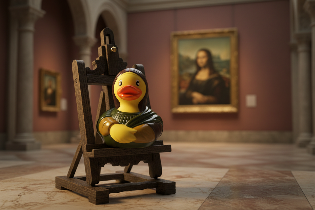 Mona Lisa Duck