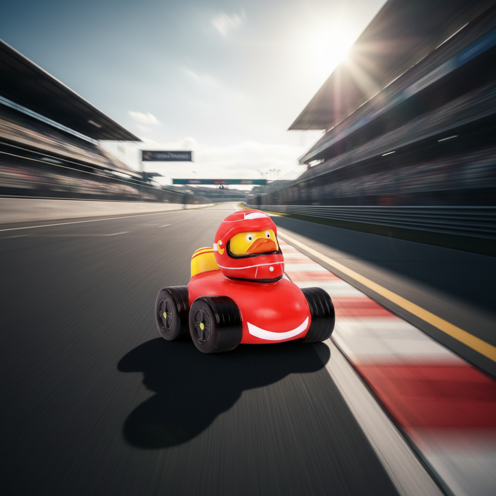 Canard Voiture de course