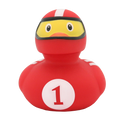 canard pilote de course rouge lilalu