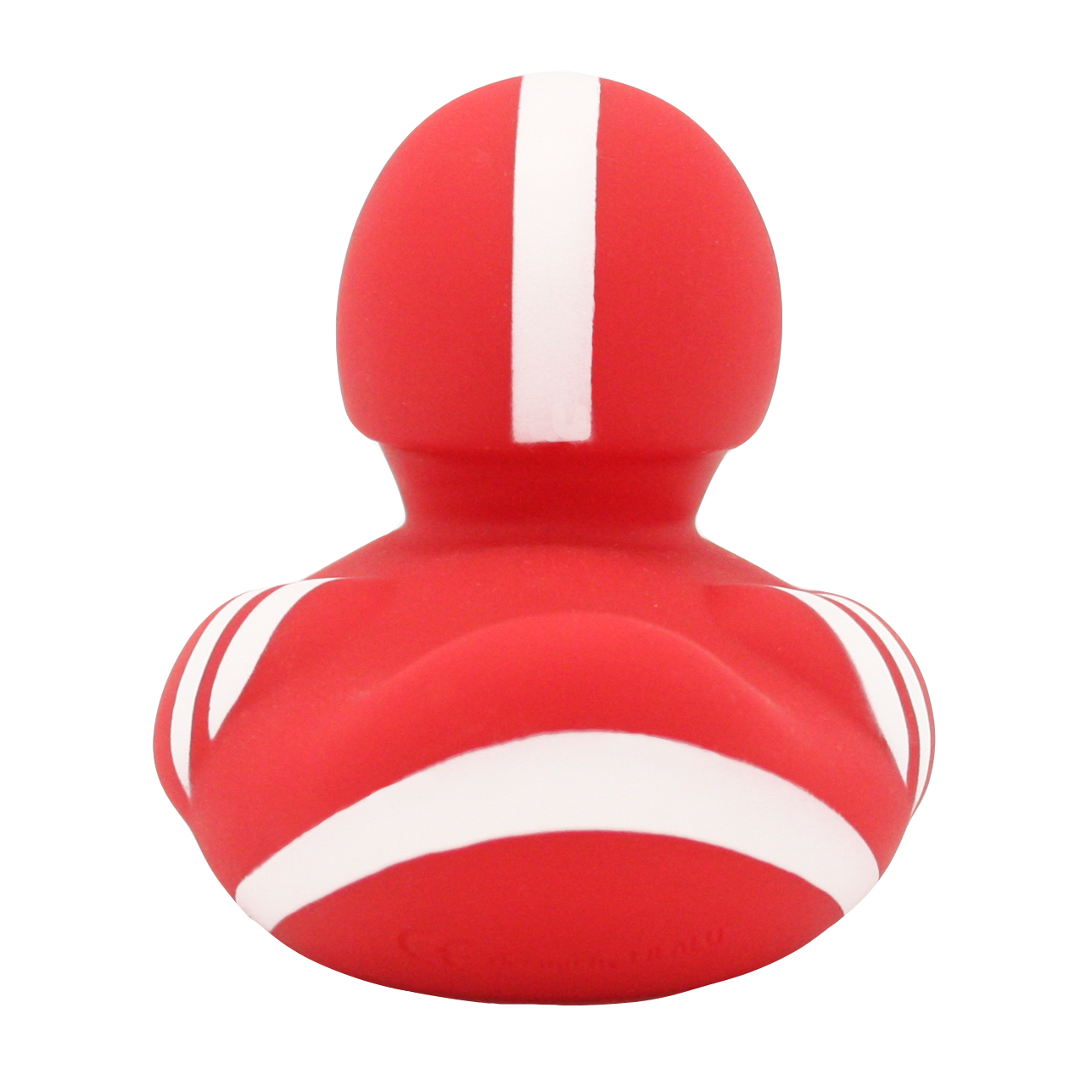 Red racing pilot duck