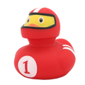 canard pilote de course rouge lilalu