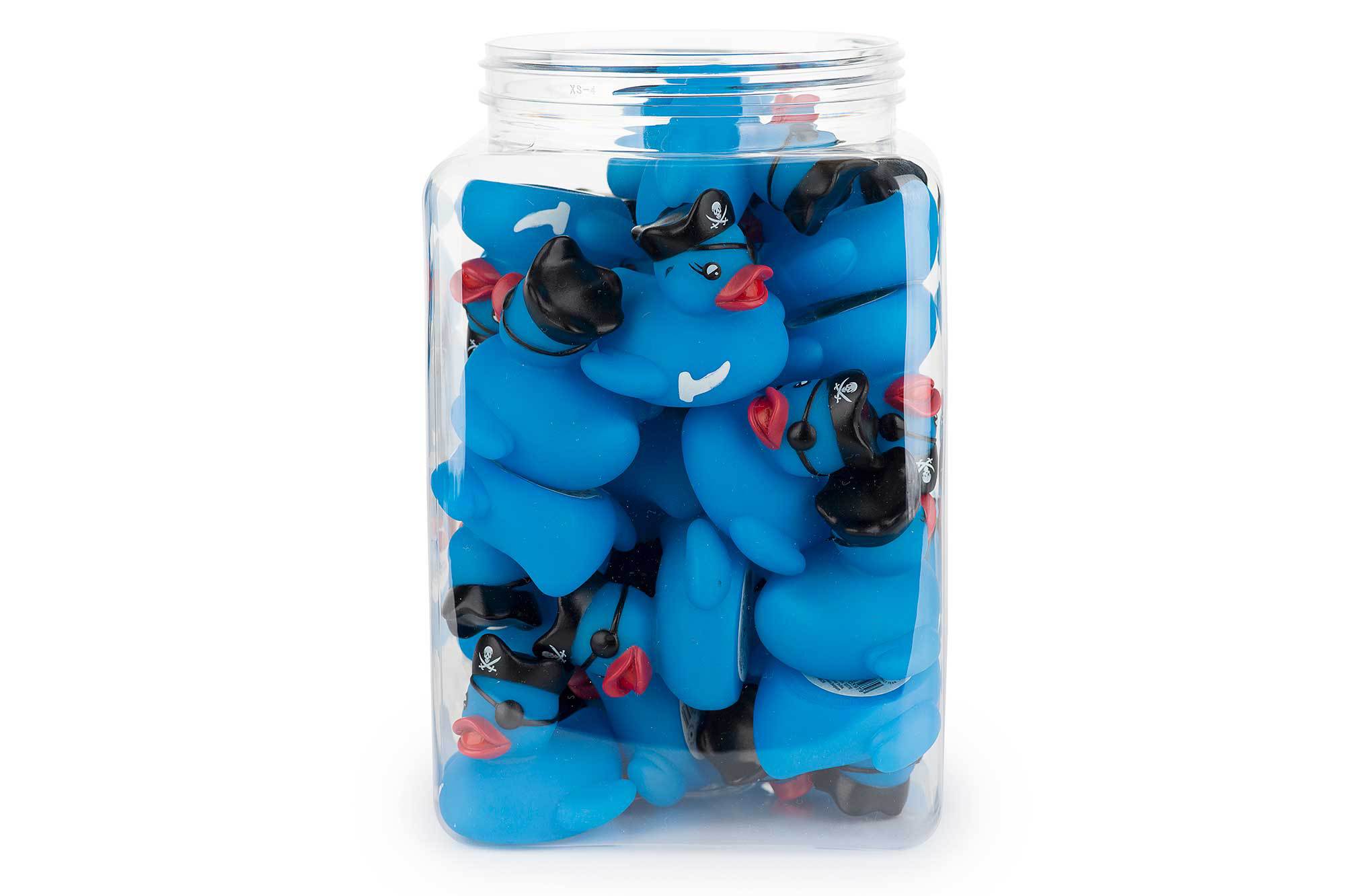 Petit Canard de bain Pirate Bleu