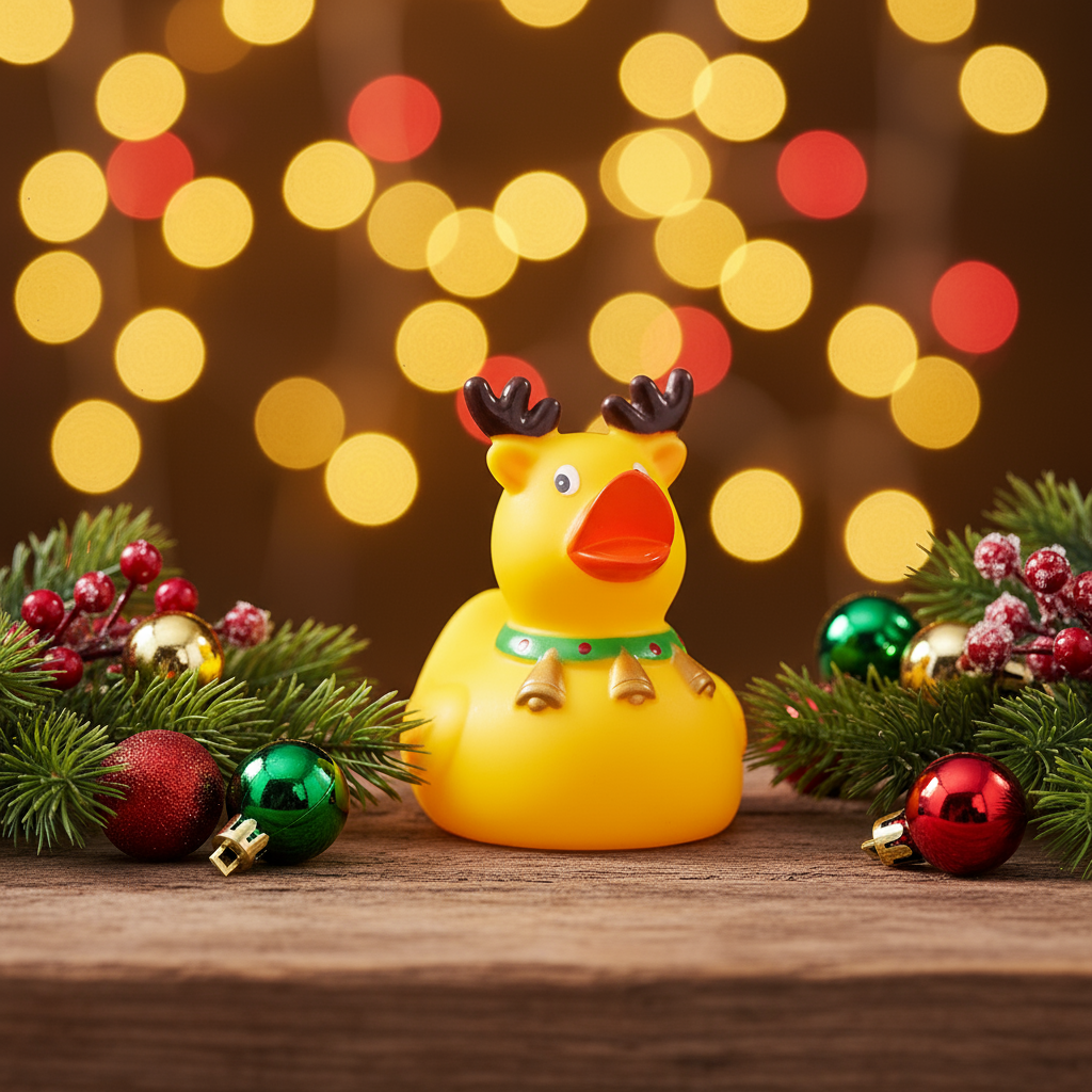 Weihnachten Rentier Ente