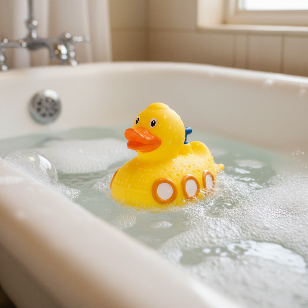 Gelbe U-Boot-Ente