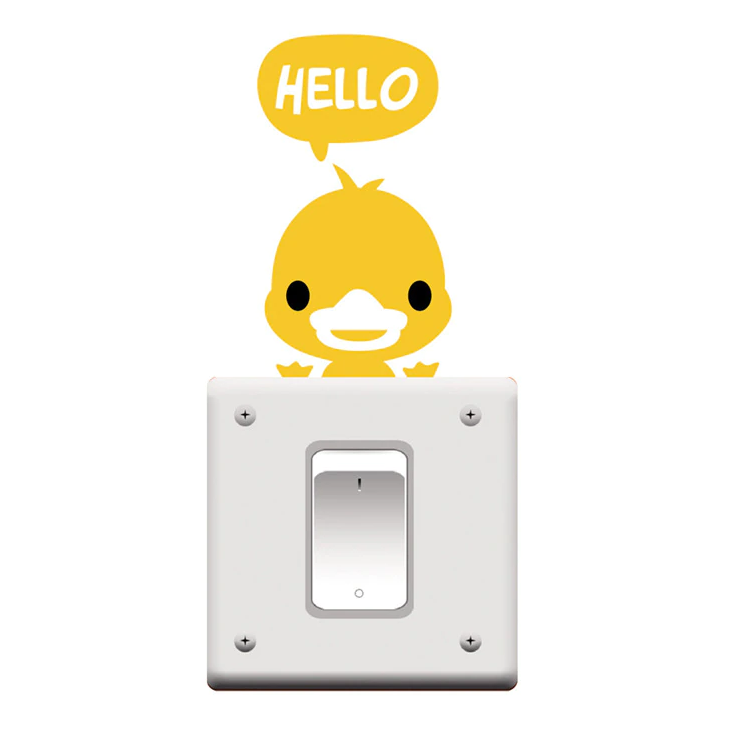 HELLO Duck Sticker