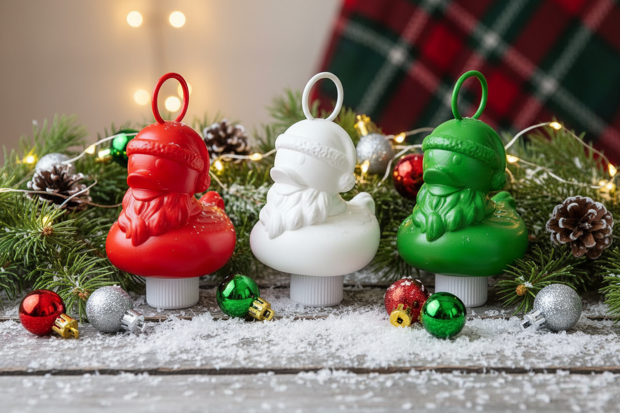 Canard Père Noël de Pêche aux Canards