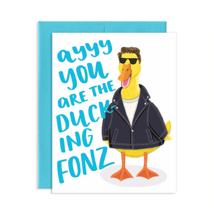 Fonz-Enten-Gruß-Karte