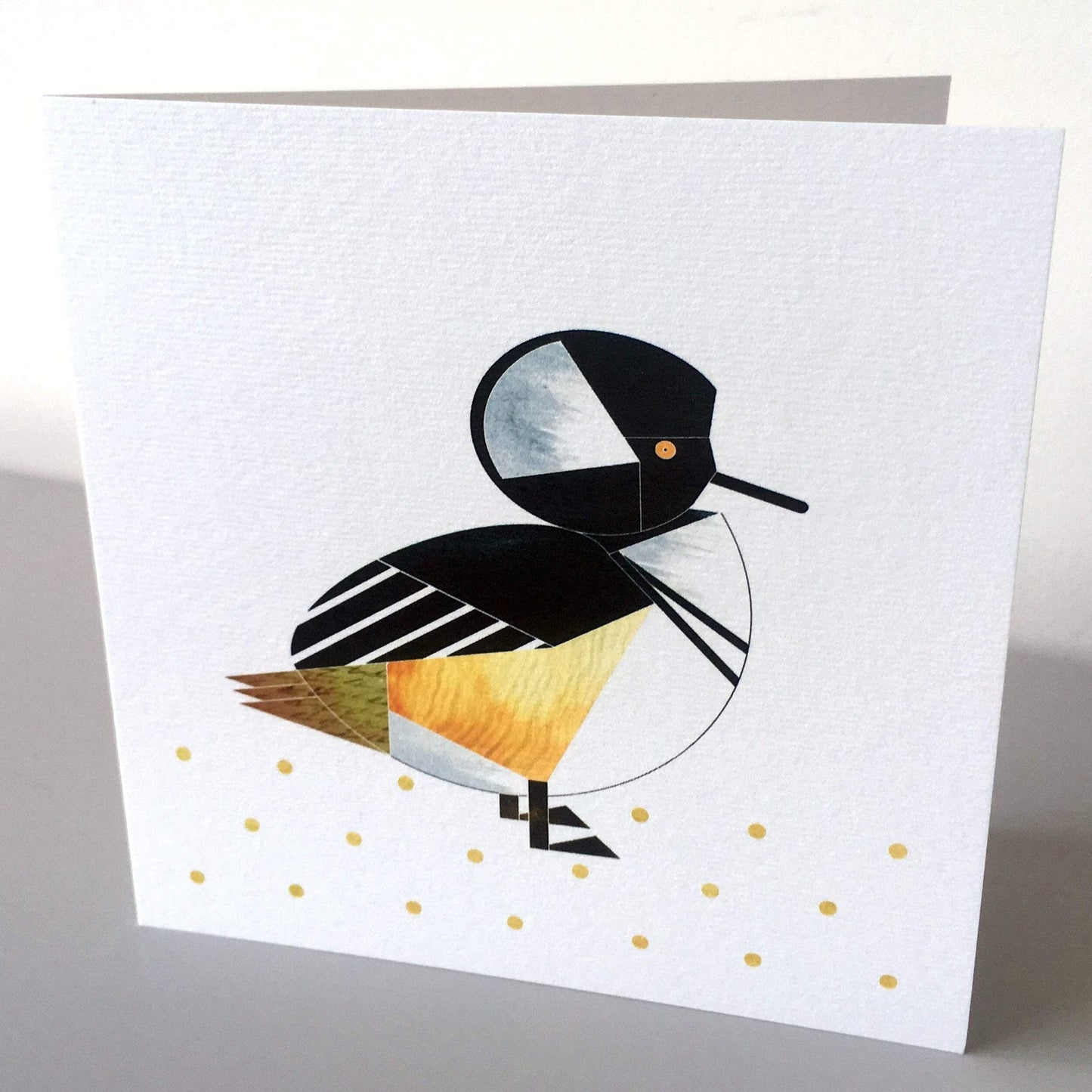 Crowned Harle Duck Greeting Card