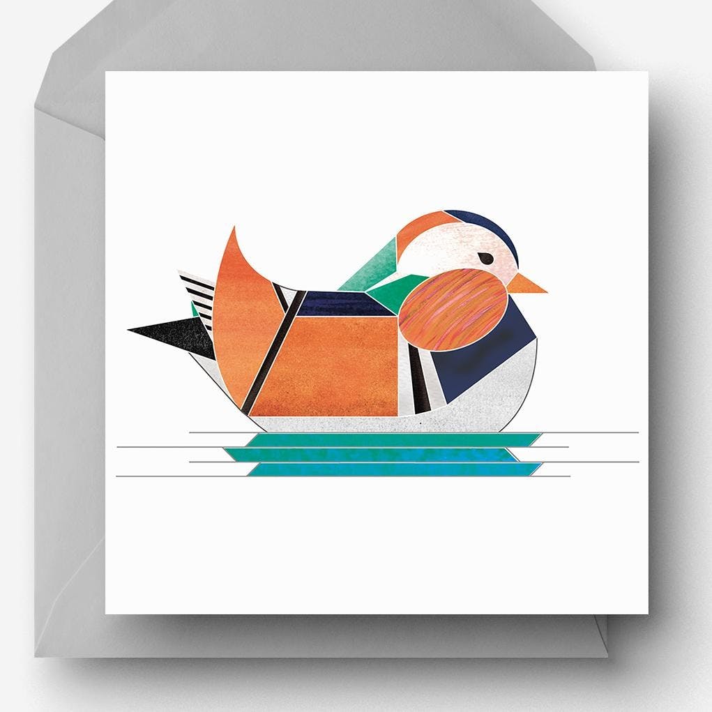 carte-de-voeux-canard-mandarin-ellie-good-illustration