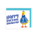 Duck Hanukkah Card