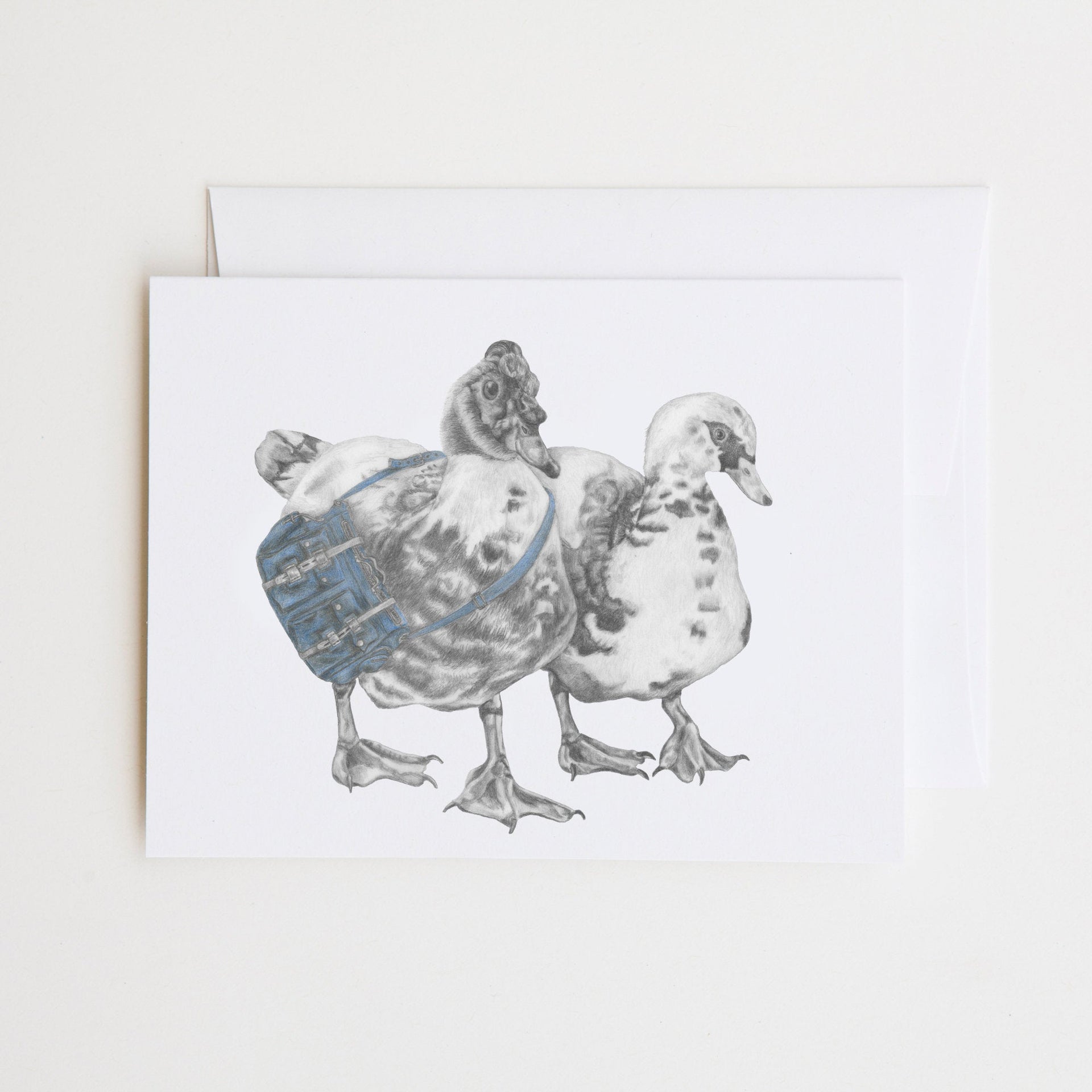 Carte de Vœux Canard Musqué – visuel produit