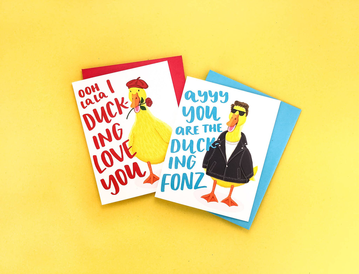 Duck Greeting Card Fonz